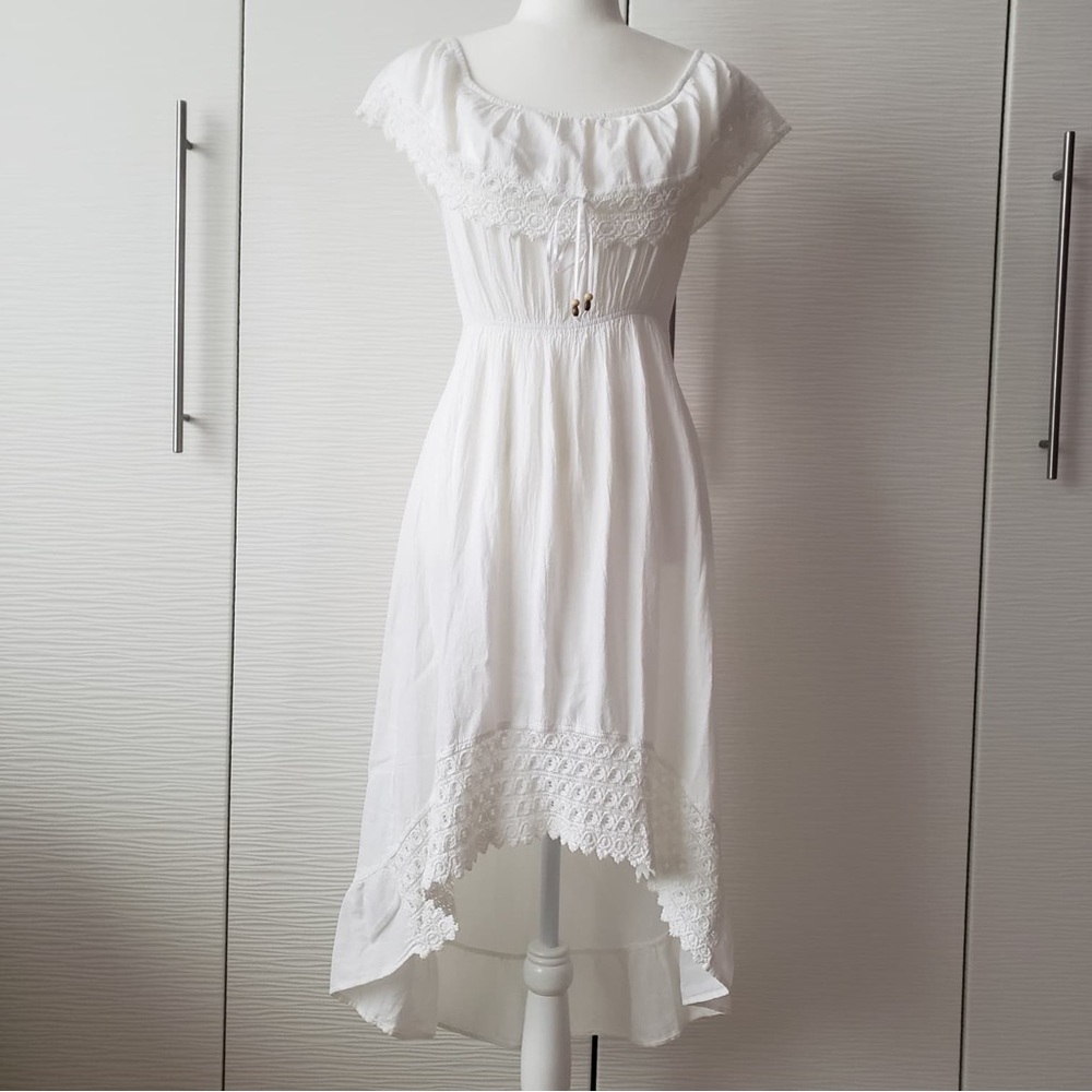 NWT Peruvian Cotton White Dress